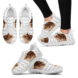 Djungarian Hamster Print (Black/White) For Women-Free Shipping