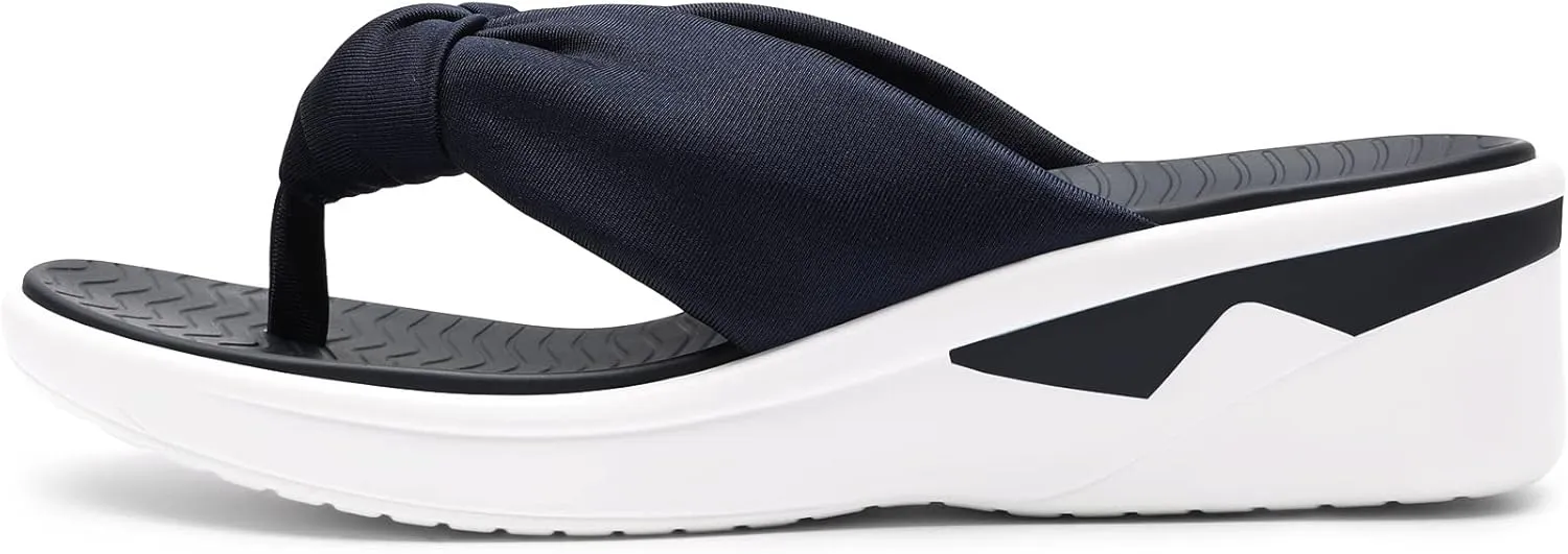 DREAM PAIRS Women Platform Flip Flops for Women Soft Thong Sandals Summer Casual Lightweight Comfortable Flat Slippers Walking Shopping Gathering Vacation Shoes