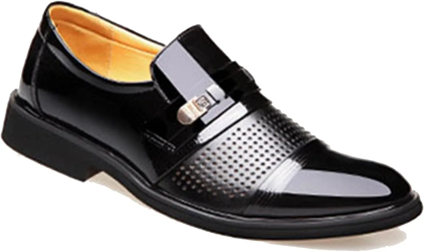 Dress Shoes for Men Classic Modern Men's Oxfords Formal Casual Business Wedding Work Comfortable Slip on Derby Shoes
