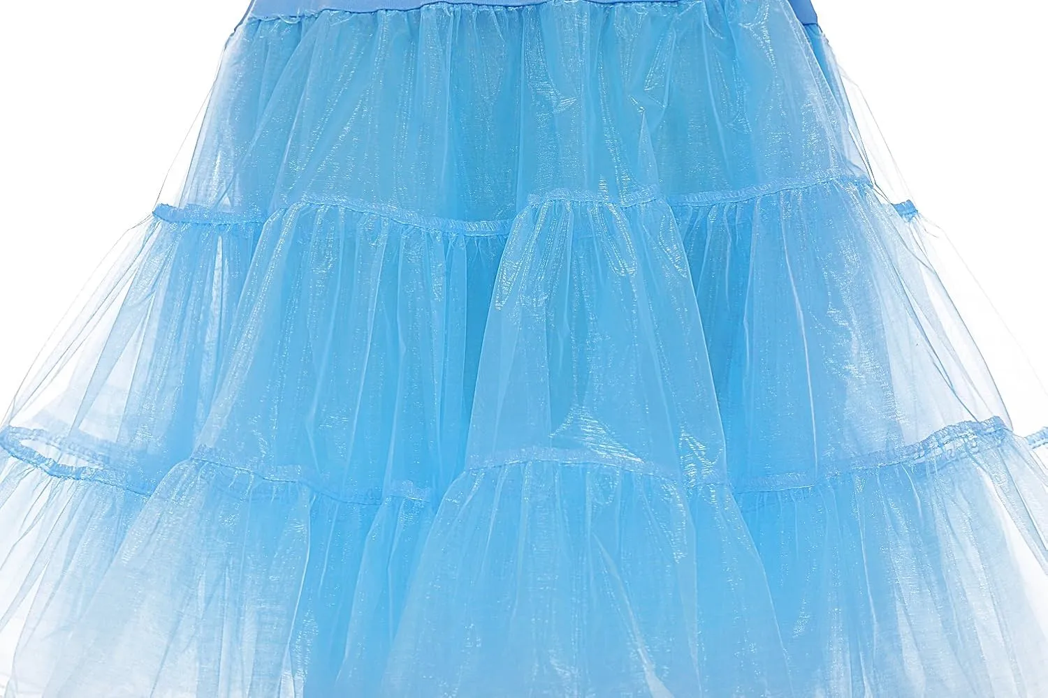 DRESSTELLS 50s Petticoat Skirts Women Vintage Tutu Underkirt Retro Crinoline