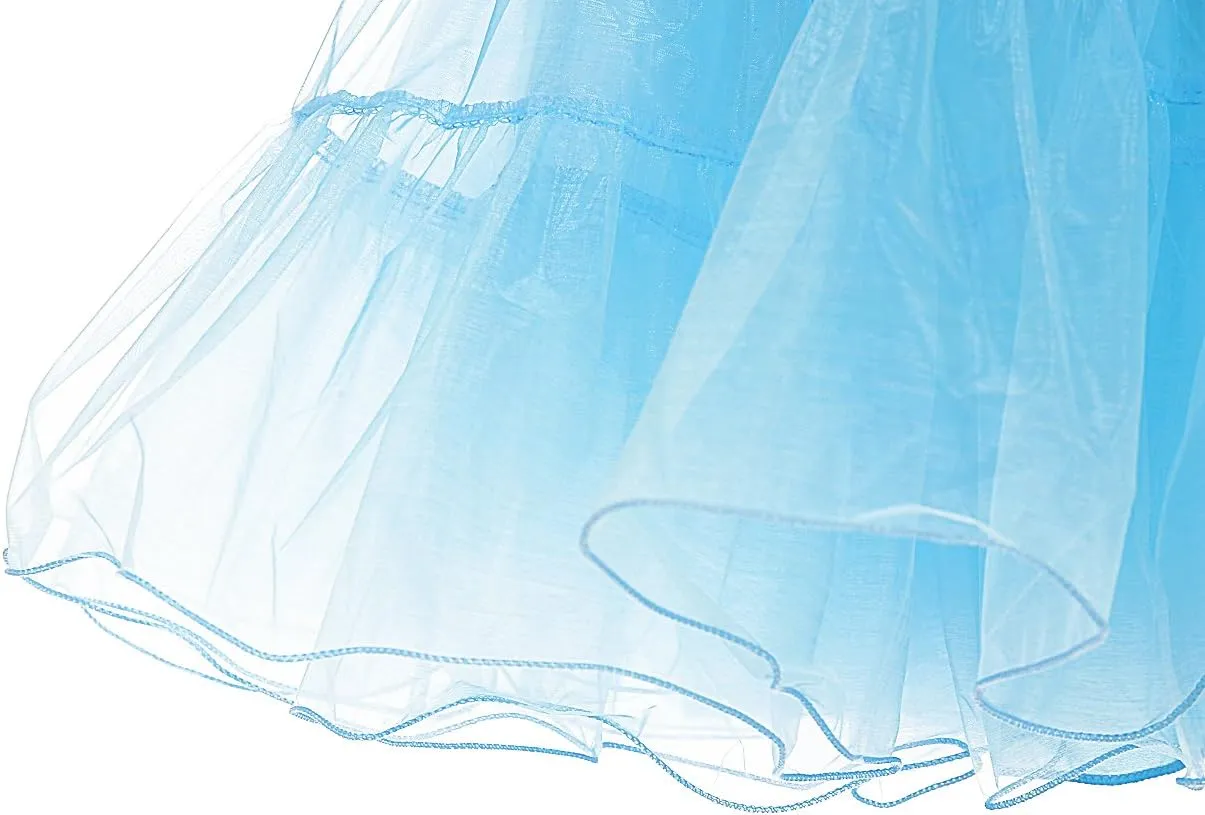 DRESSTELLS 50s Petticoat Skirts Women Vintage Tutu Underkirt Retro Crinoline