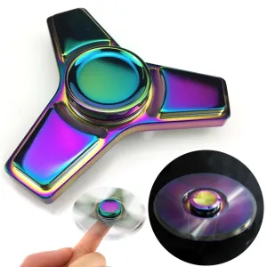 EDC Brass Tri-End Fidget Spinner