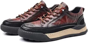 Elegant Men's Brogue Derby Shoes with Perforated Accents and Comfortable Leather Insole