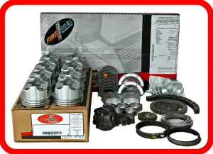 Engine Rebuild Overhaul Kit FITS: 1967-1985 Chevrolet SBC GM 350 5.7L OHV V8 w/Flat-Top Pistons