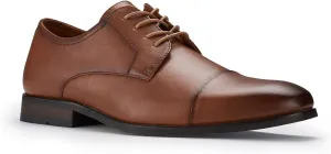 Ferro Aldo Alvin MFA19696 Men's Plain Square-Toe Derby Dress Shoes