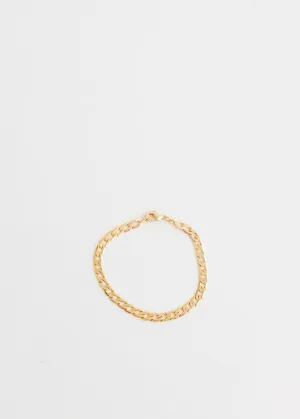 Flat Curb Chain Bracelet