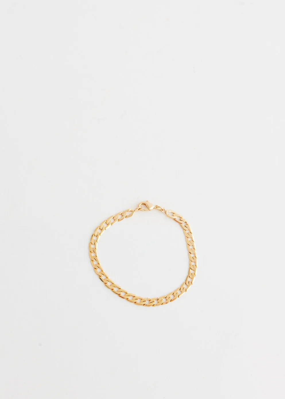 Flat Curb Chain Bracelet