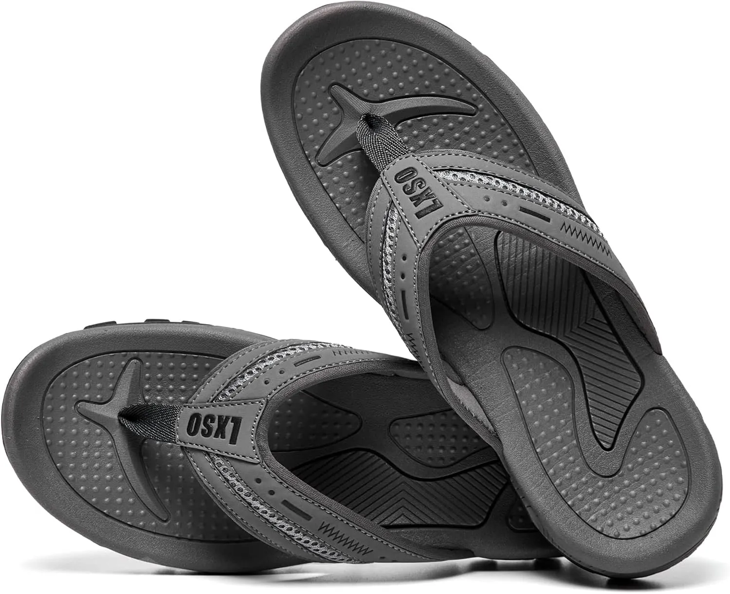 Flip Flops for Men Beach Thong Sandals with Arch Support Water Resistant Slippers Shower Shoes