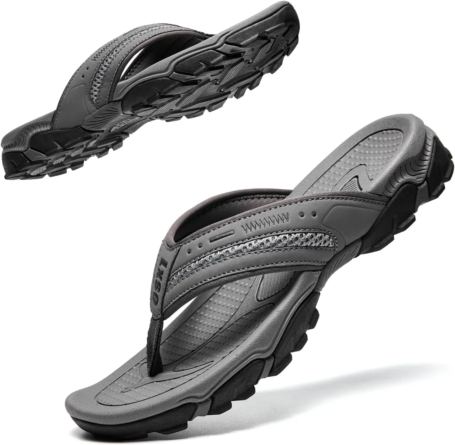 Flip Flops for Men Beach Thong Sandals with Arch Support Water Resistant Slippers Shower Shoes