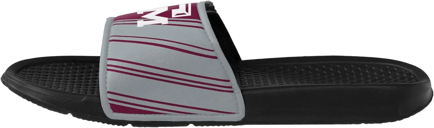 FOCO Men's NCAA College Team Logo Shower Sport Legacy Slide Flip Flop Sandals