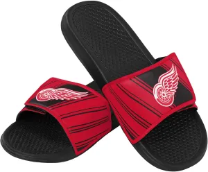 FOCO Men's NHL Team Logo Sport Shower Legacy Slide Flip Flop Sandals