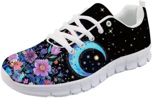 Forchrinse Green Cactus Printed Running Shoes Non-Slip Casual Sneaker for Men Women
