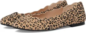 French Sole Women's Jigsaw Ballet Flat, Beige, 7