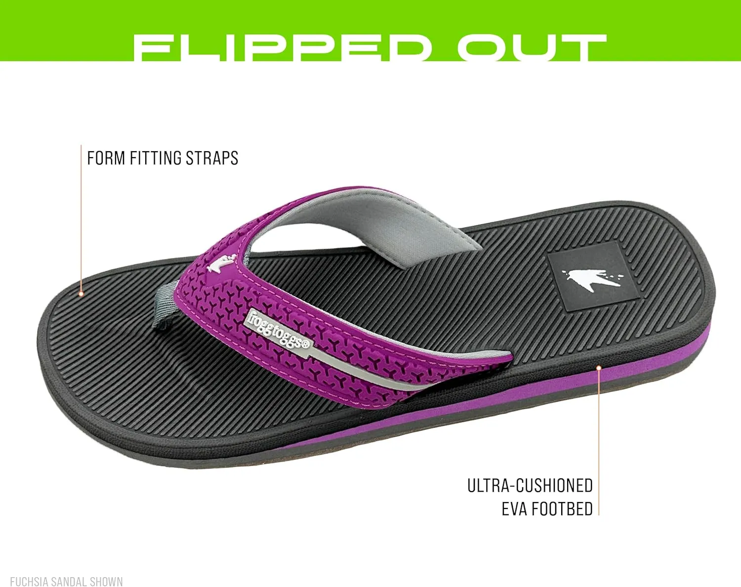 FROGG TOGGS Women's Flipped Out Flip Flop Sandals