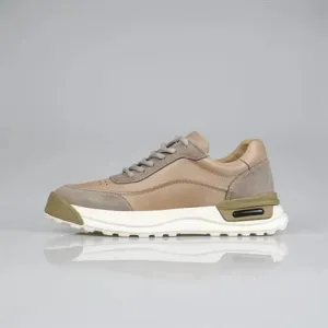 Genuine Leather Beige Sneaker TG-101 SCB-109