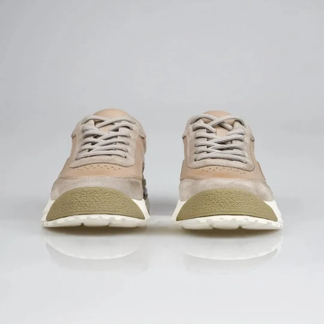 Genuine Leather Beige Sneaker TG-101 SCB-109