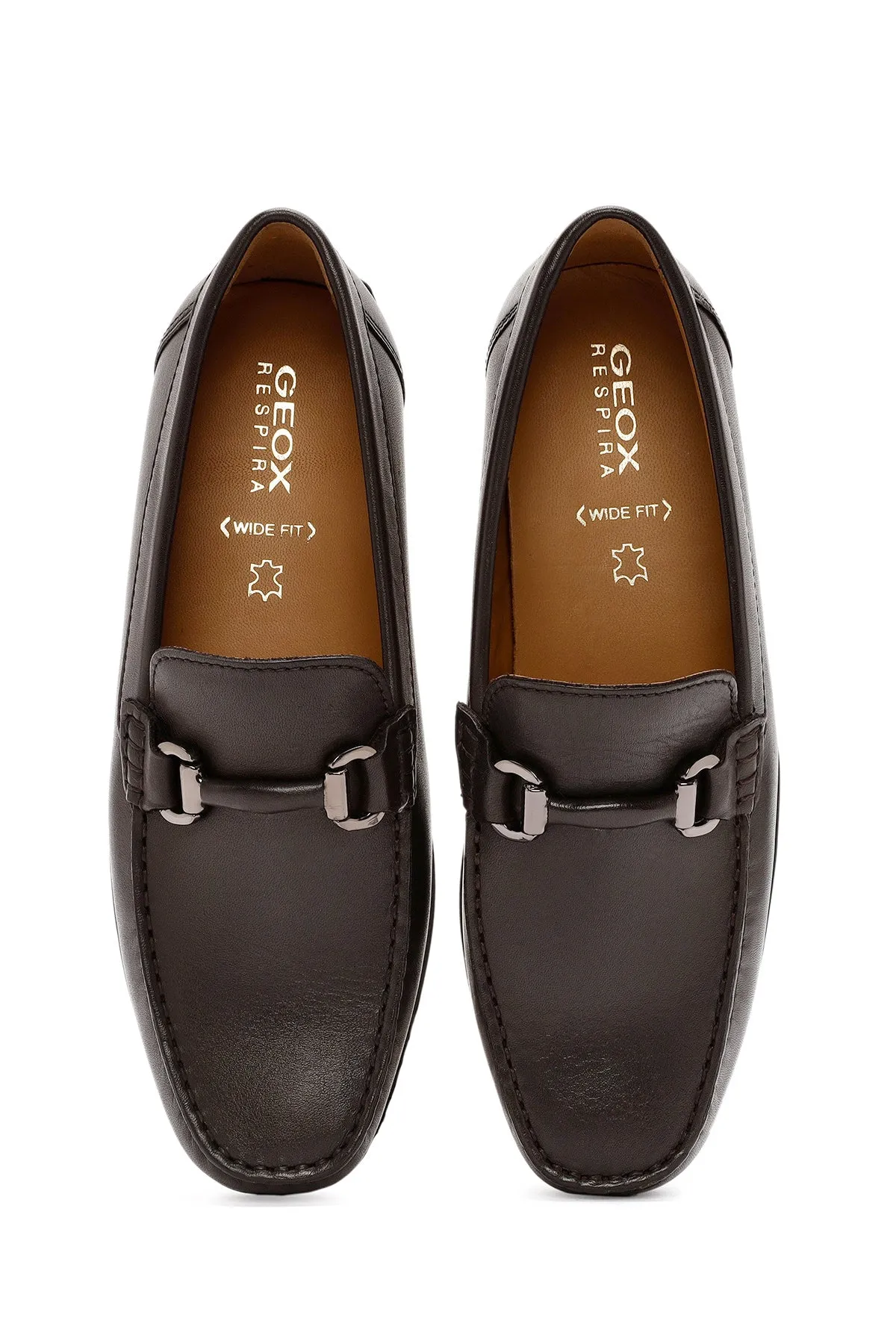 Geox Erkek Kahverengi Kosmopolis Deri Casual Loafer