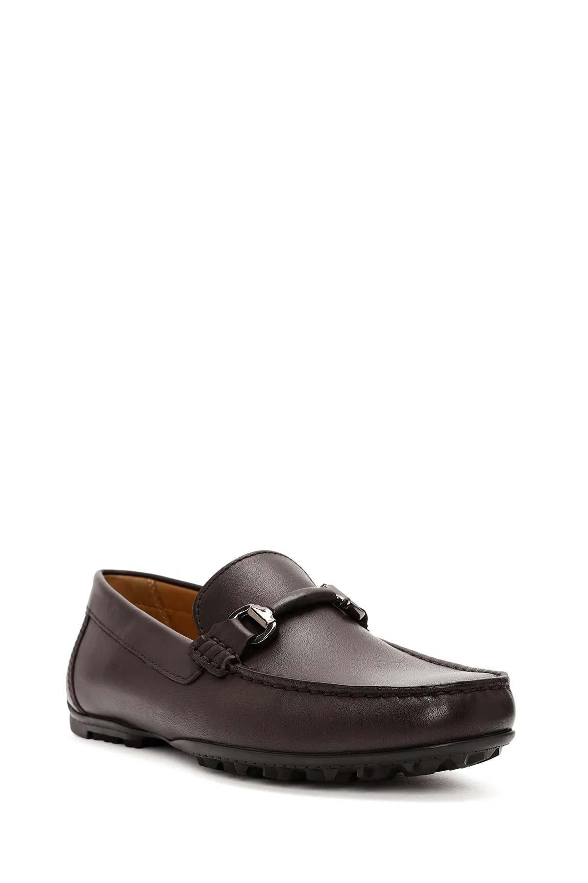 Geox Erkek Kahverengi Kosmopolis Deri Casual Loafer