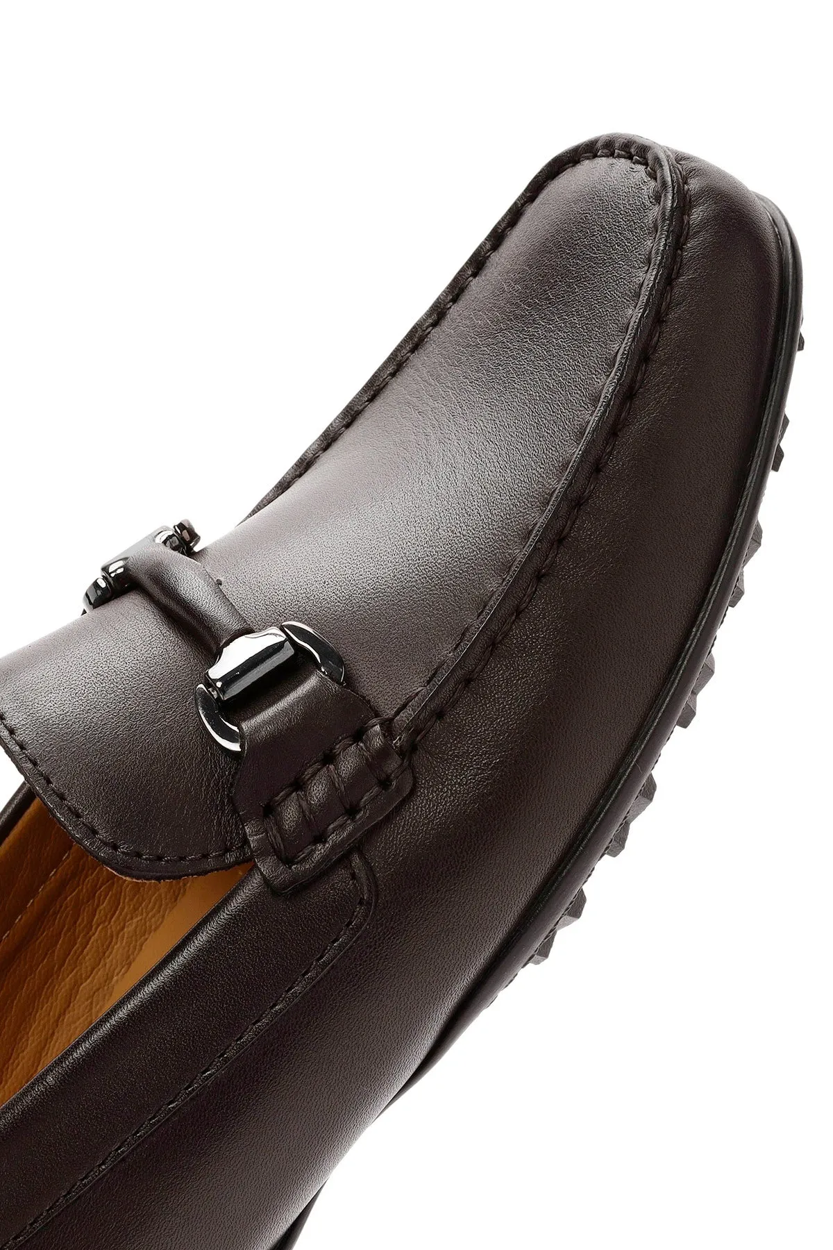 Geox Erkek Kahverengi Kosmopolis Deri Casual Loafer