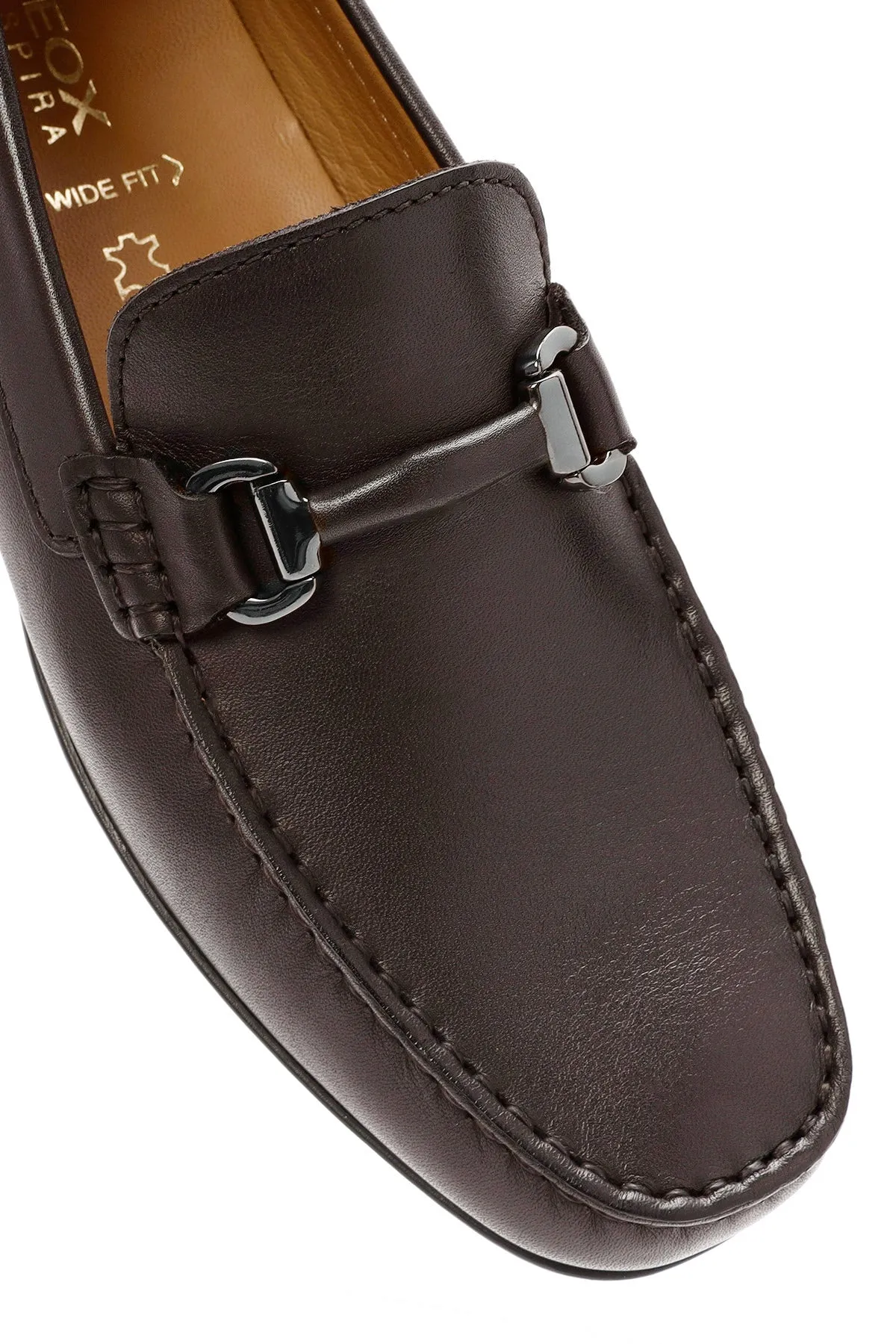 Geox Erkek Kahverengi Kosmopolis Deri Casual Loafer