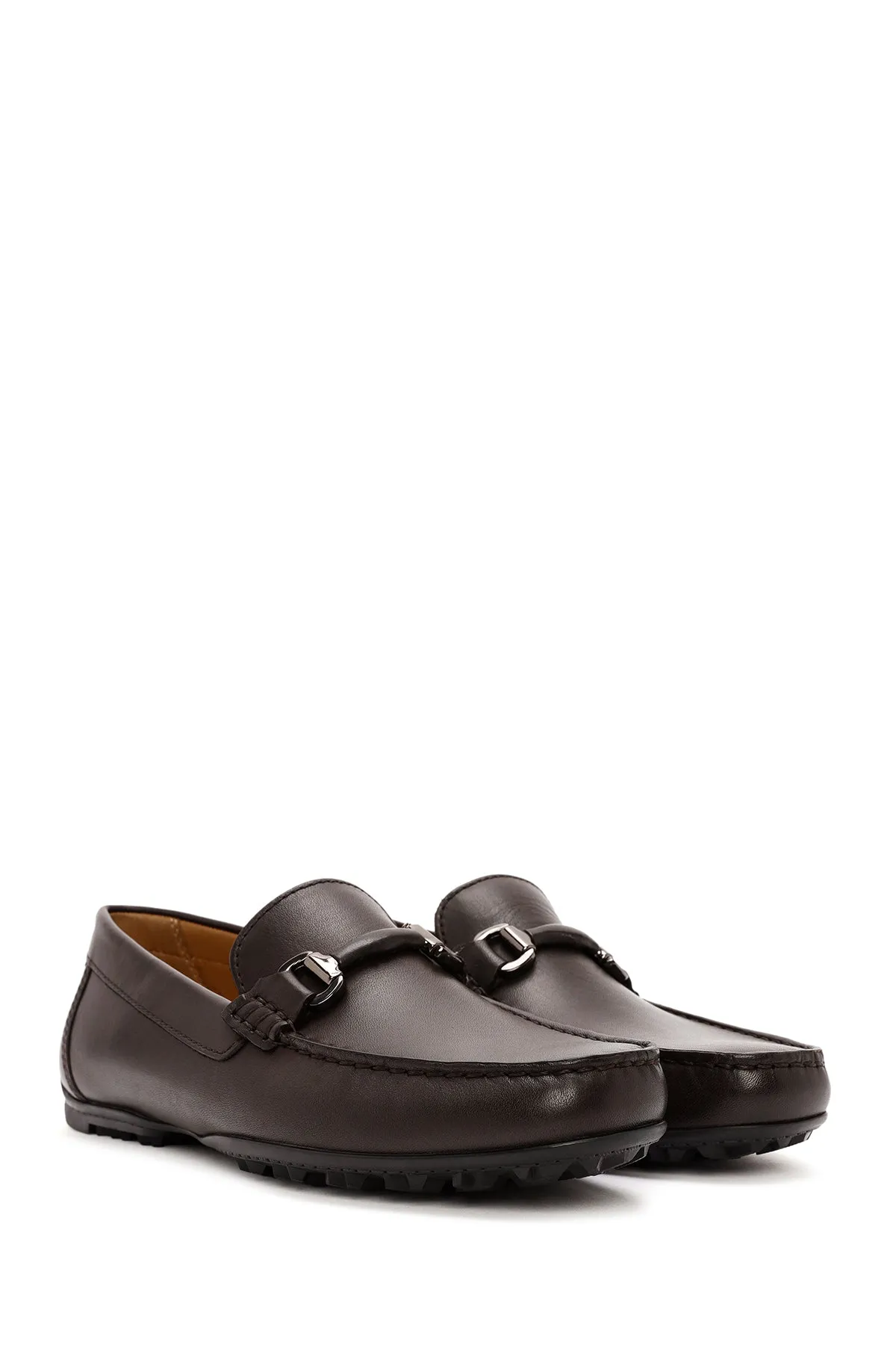 Geox Erkek Kahverengi Kosmopolis Deri Casual Loafer