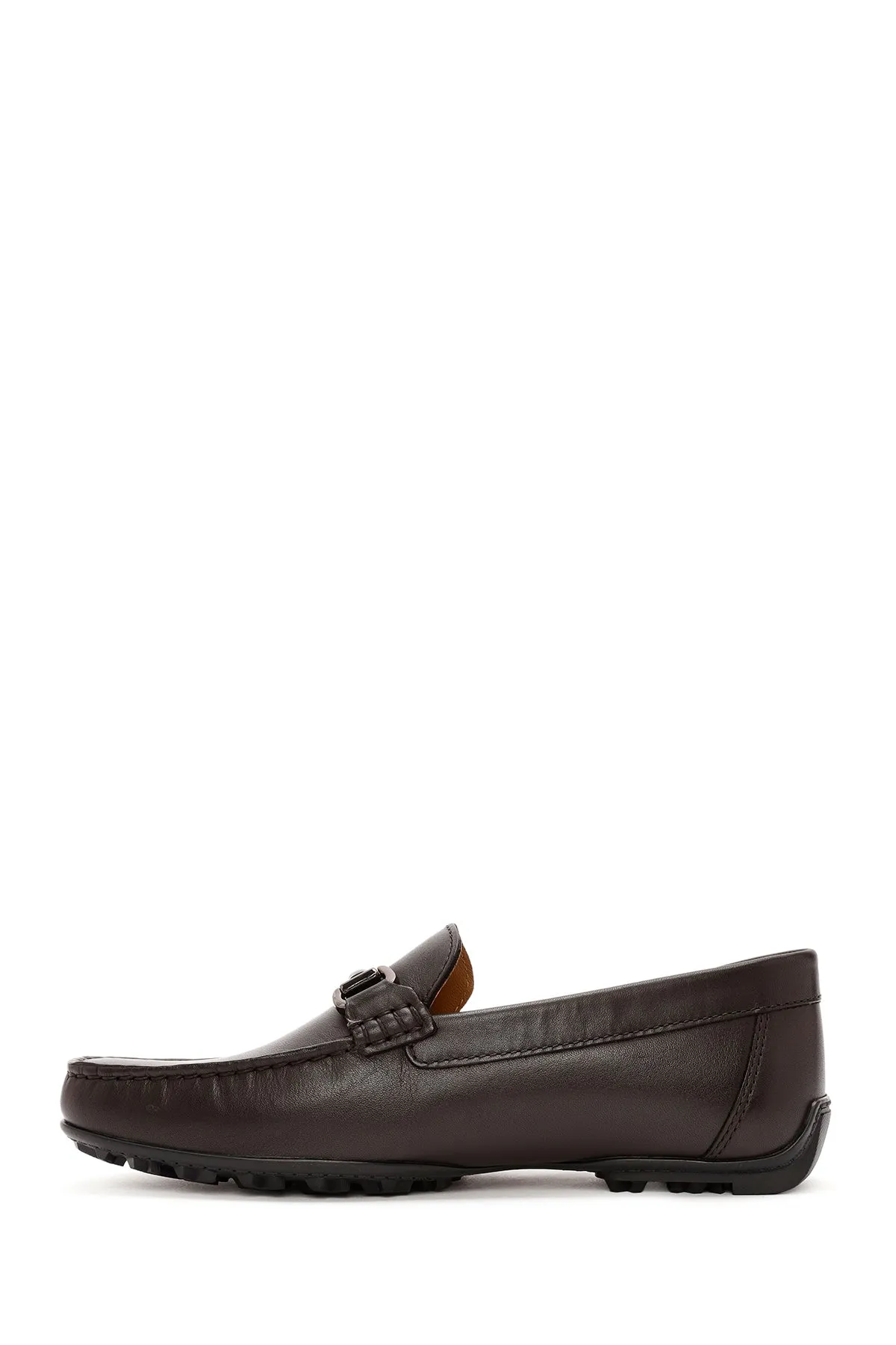 Geox Erkek Kahverengi Kosmopolis Deri Casual Loafer