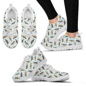 German Shepherd Pattern Print Sneakers For Women- Express Shipping