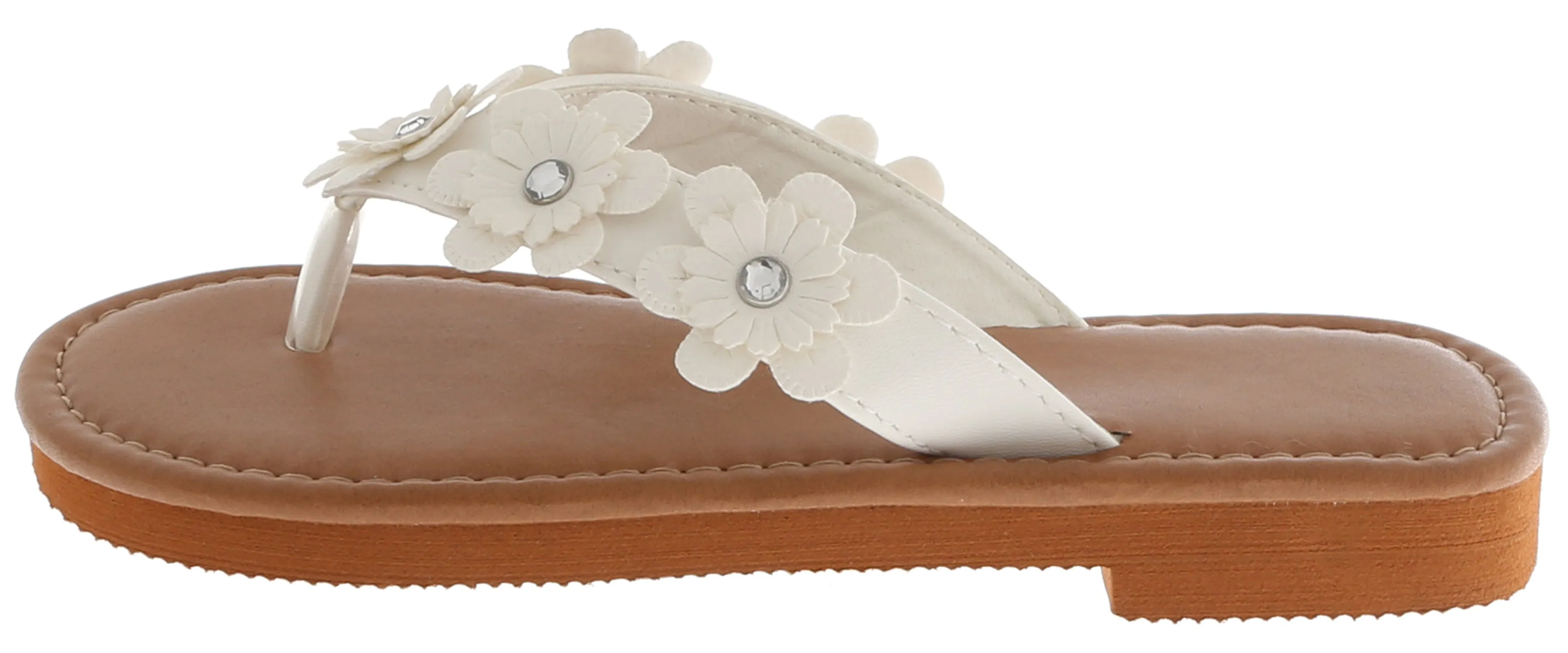Girls Floral Flip Flop