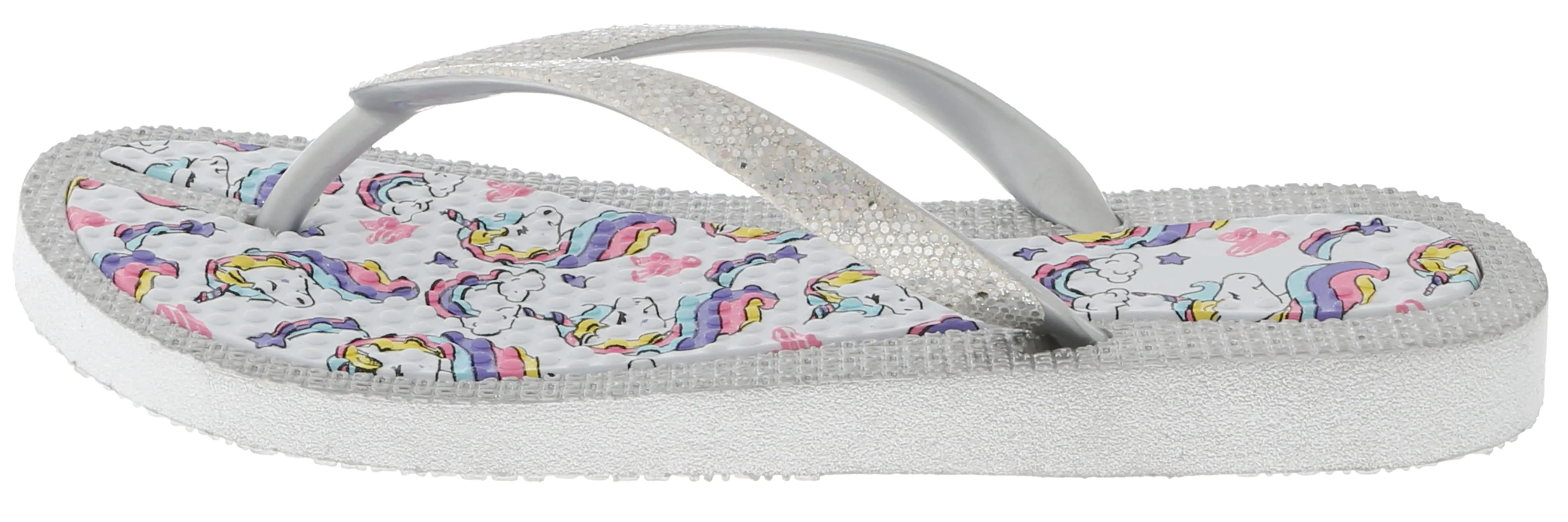Girls Glitter Unicorn Flip Flop