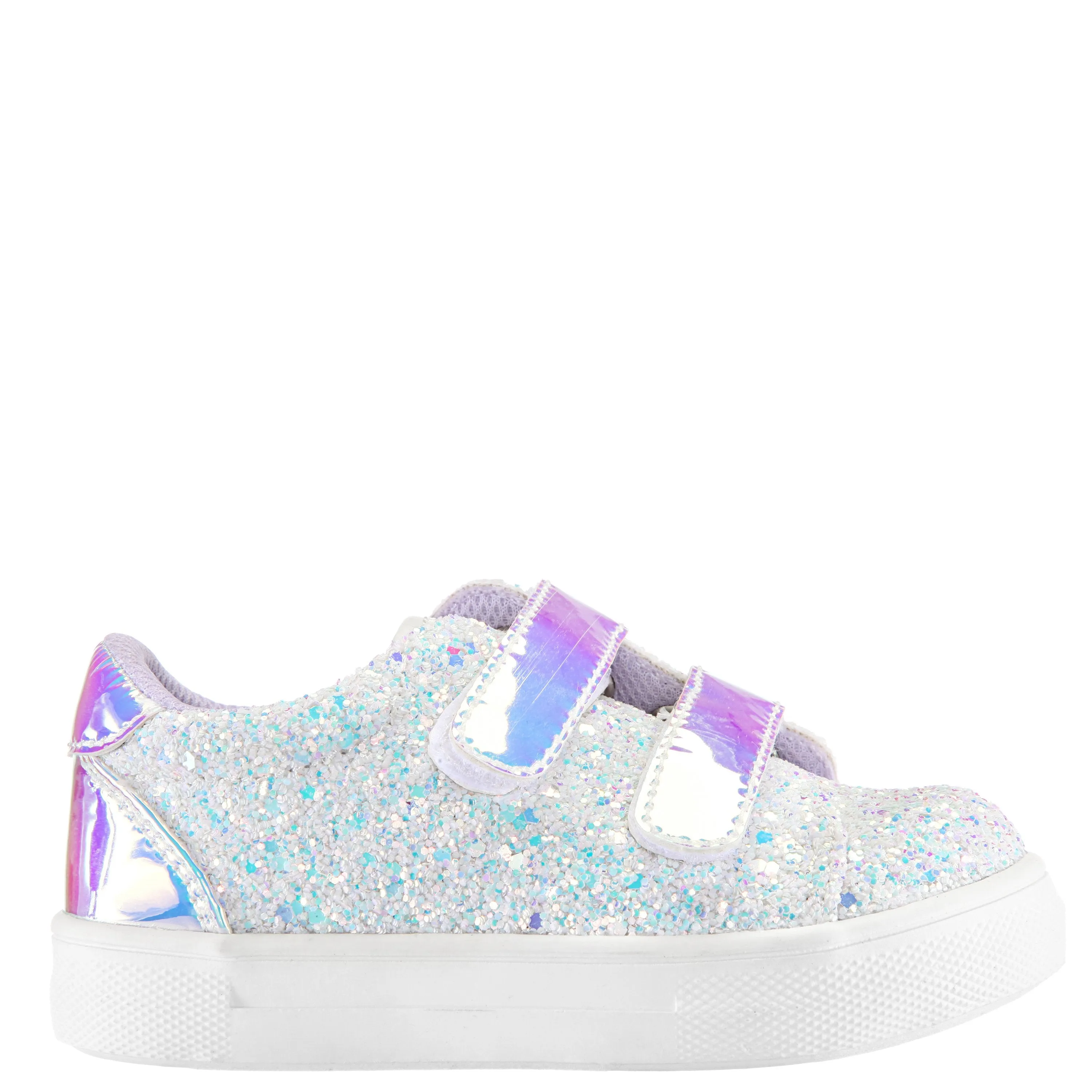 GIZELLA-TODDLER-WHITE CHUNKY GLITTER