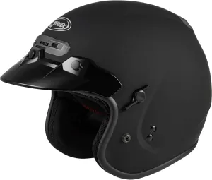 GMAX GM-32 Open-Face Helmet (Matte Black, 3X-Large) - FMVSS 218 Approved