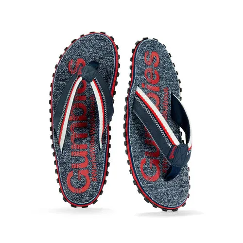 Gumbies CAIRNS Mens Flip Flop Red