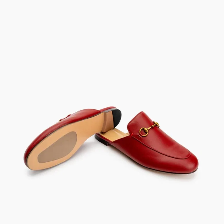Handmade Slide Slip On Flat Mules