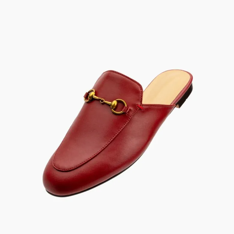 Handmade Slide Slip On Flat Mules