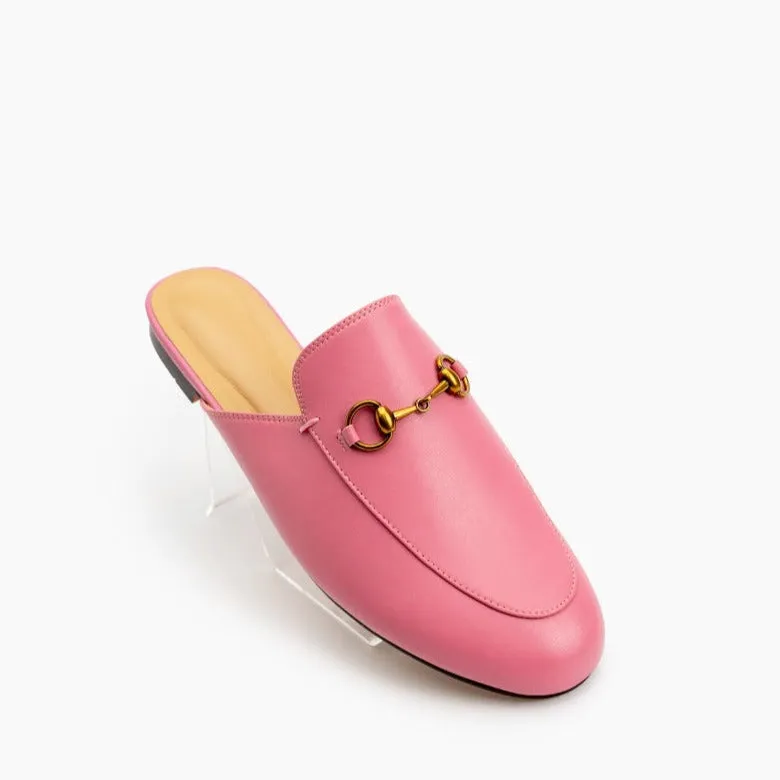 Handmade Slide Slip On Flat Mules