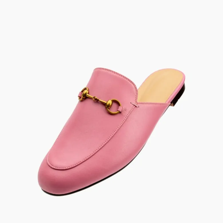 Handmade Slide Slip On Flat Mules