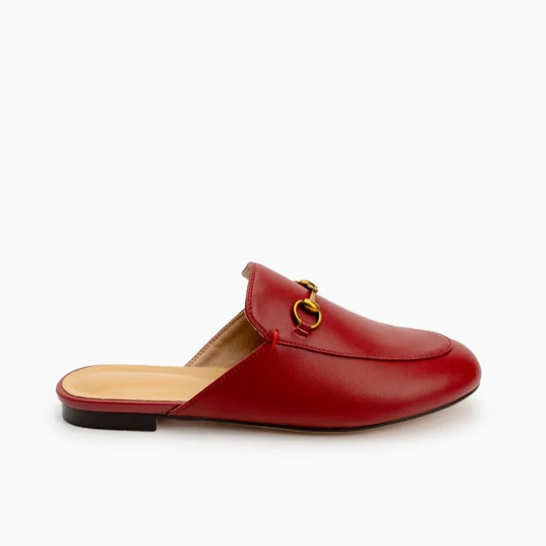 Handmade Slide Slip On Flat Mules