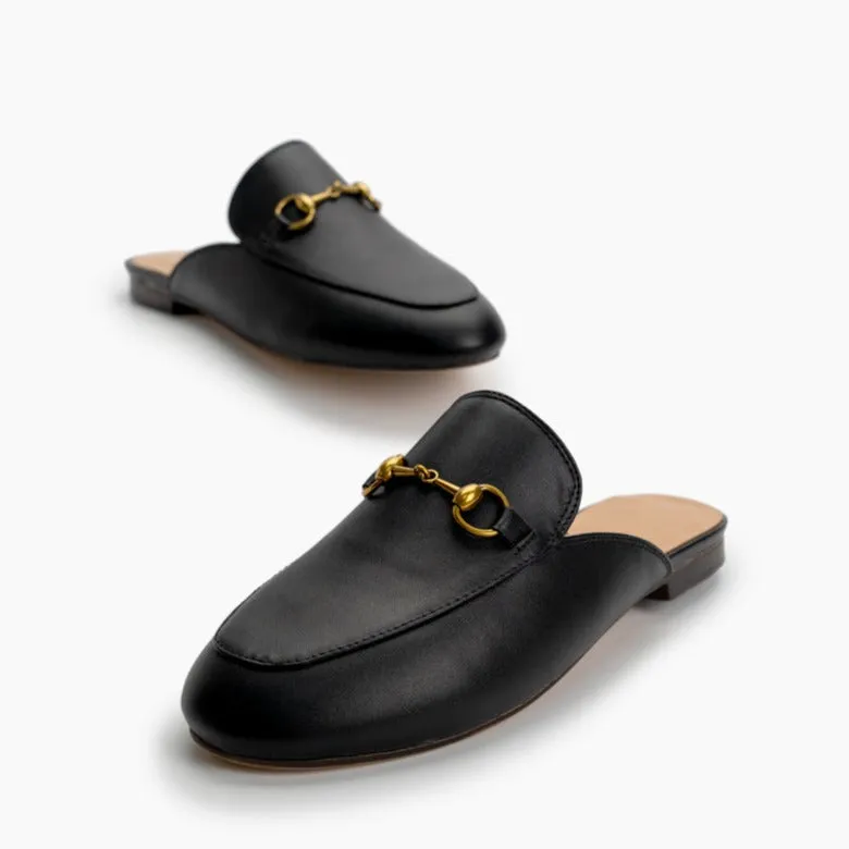 Handmade Slide Slip On Flat Mules