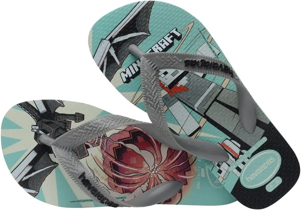 Havaianas Boy's Top Minecraft (Toddler/Little Kid/Big Kid)