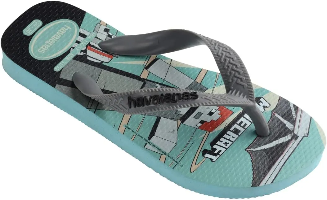 Havaianas Boy's Top Minecraft (Toddler/Little Kid/Big Kid)