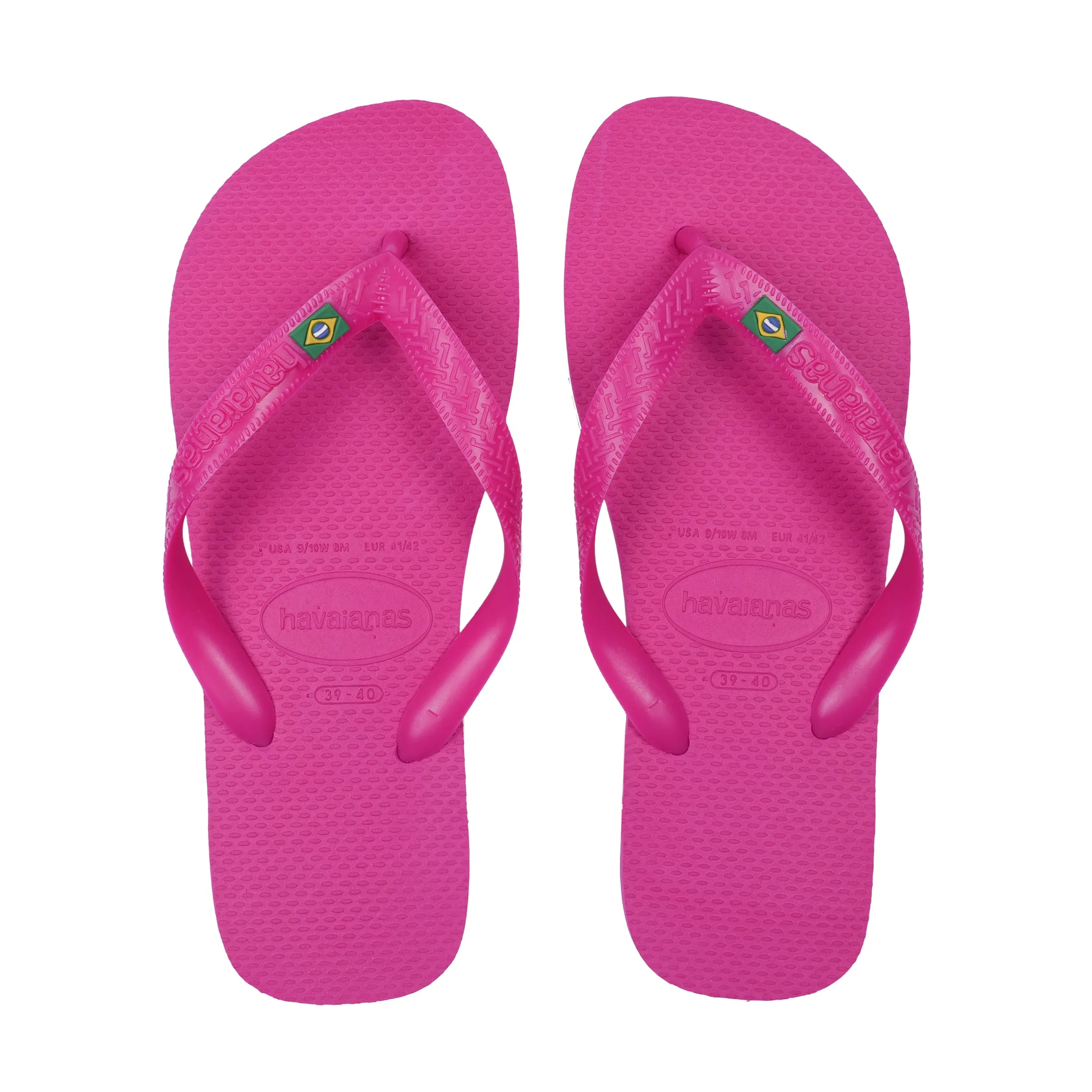 Havaianas Brasil Flip Flops Pink Electric