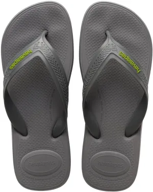 Havaianas for Men - Top Max Comfort Flip Flops, Steel Gray, 11/12
