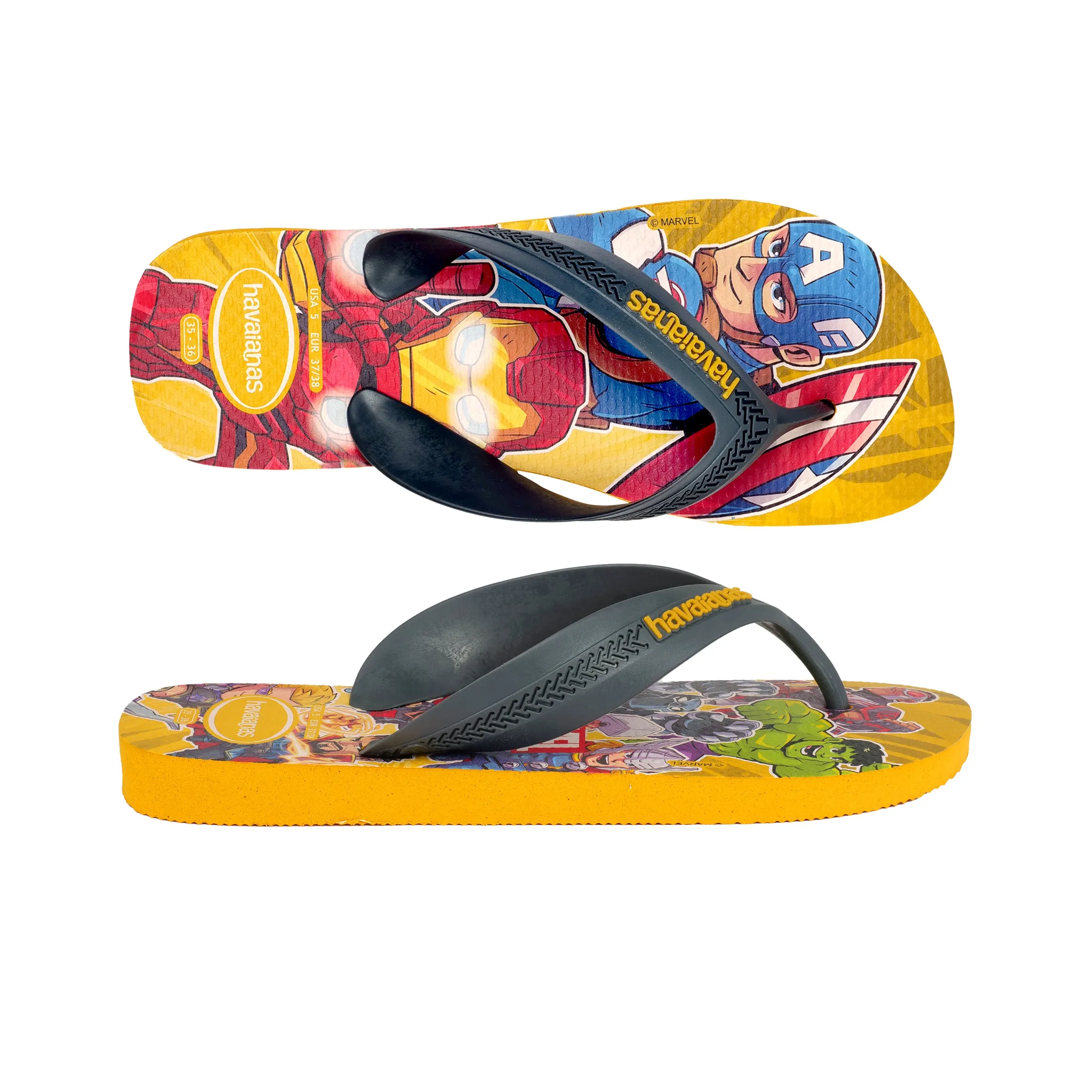 Havaianas Kids Max Marvel Orange Citrus