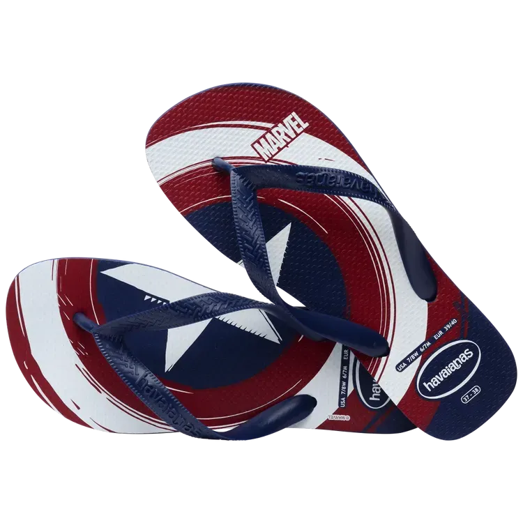 Havaianas Kids Top Marvel Logomania Navy Blue