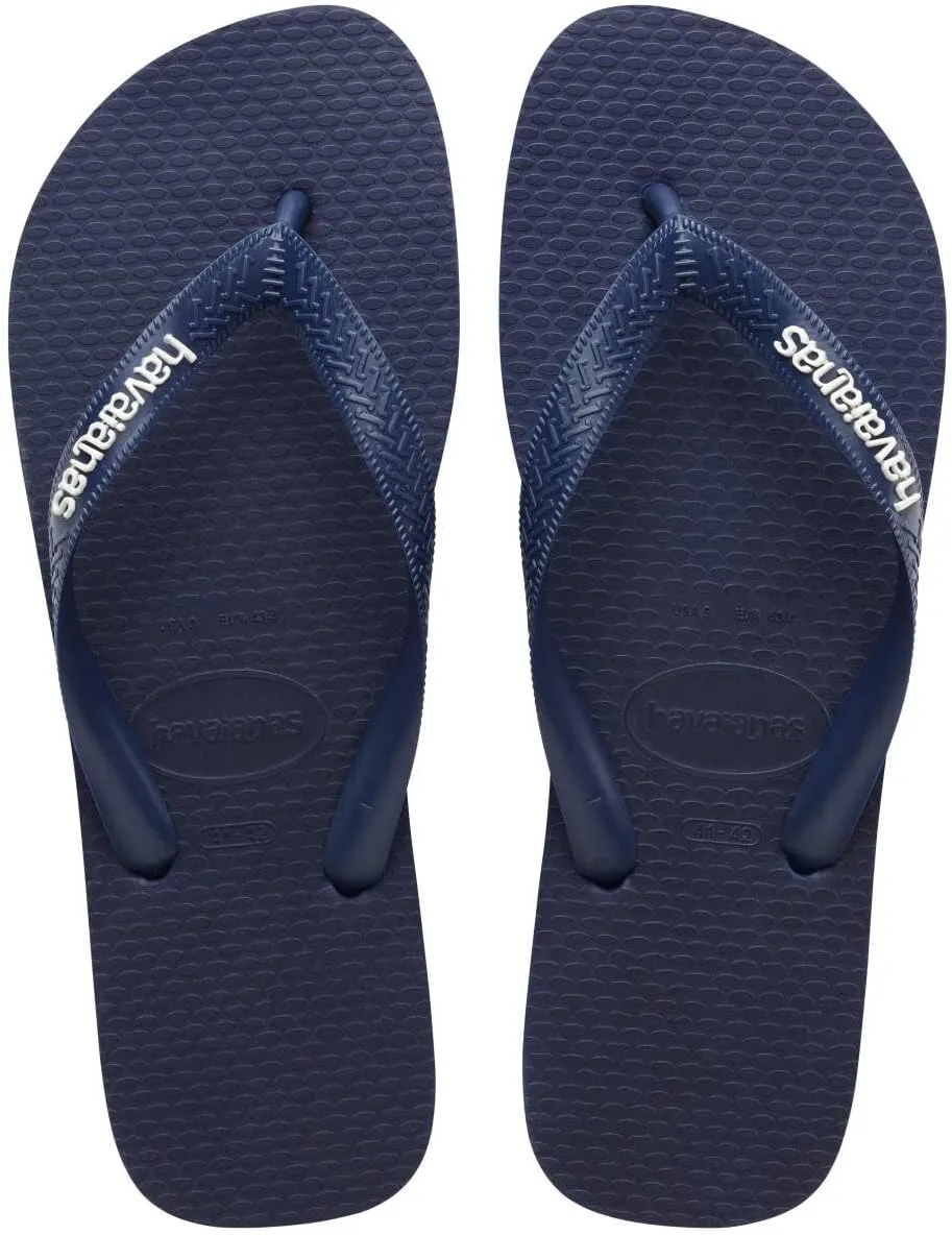 Havaianas Men's Top Rubber Logo Filete Sandal Flip-Flop