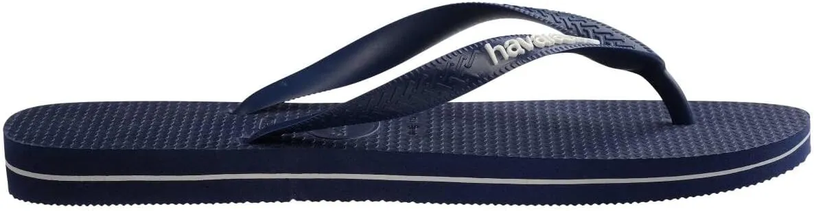 Havaianas Men's Top Rubber Logo Filete Sandal Flip-Flop
