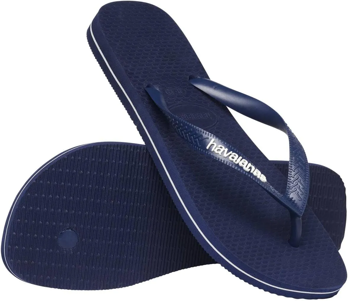 Havaianas Men's Top Rubber Logo Filete Sandal Flip-Flop