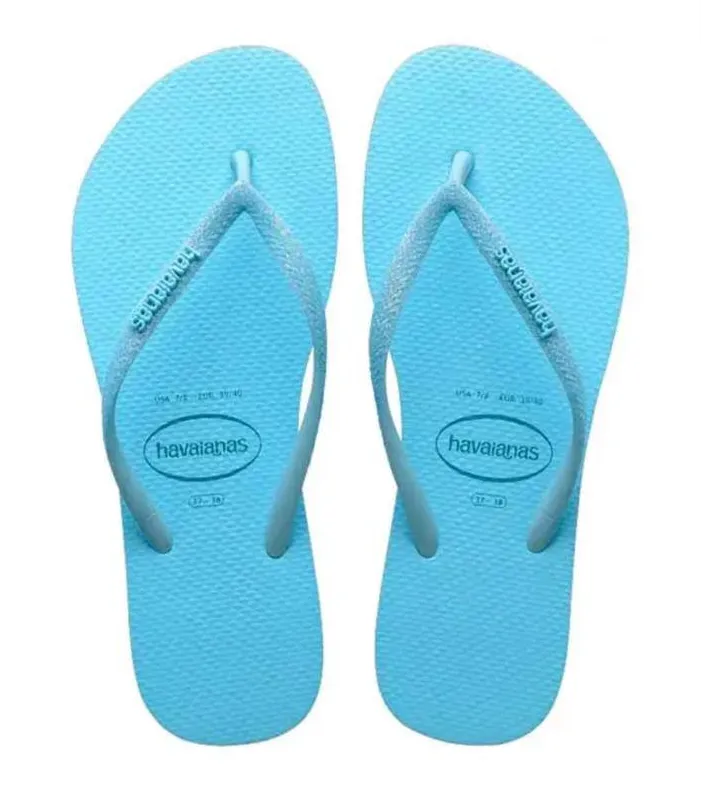 Havaianas Slim Glitter Neon Bluee
