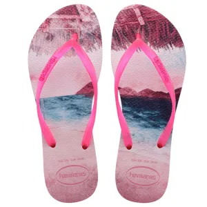 Havaianas Slim Print Candy Pink
