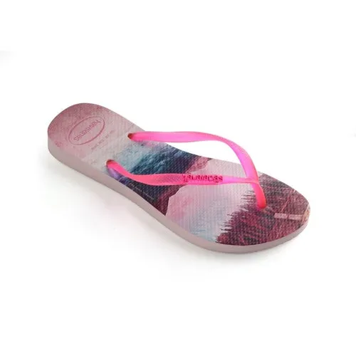 Havaianas Slim Print Candy Pink